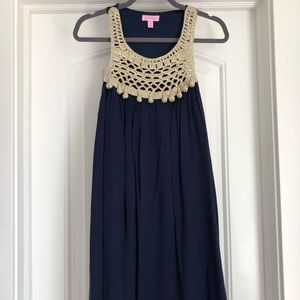 Lilly Pulitzer Dress | Color: Blue/Gold | Size: M
